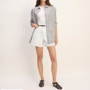 Everlane Denim A-line White Short